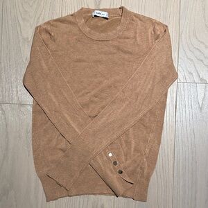Zara Light Brown Crewneck Sweater